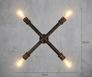 Axyaa Industrial Gear Water Pipe Wall Lamp Retro Style Decorative Hanging
