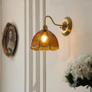Axyaa Vintage Copper Glass Wall Lights for Bedroom and Kitchen