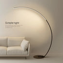 Axyaa LED Floor Lamp Black White Modern Indoor Lighting Fixtures