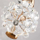 Axyaa Crystal Chandeliers: Modern LED Ceiling Hanging Lights for Living Room