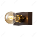 Axyaa Retro Japanese LED Walnut Wall Lamp for Home Lighting