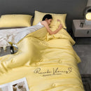 Axyaa Silk Summer Quilt: Embroidered Ice Cooling Comforter Bed Blanket