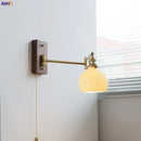 Axyaa Modern Rotating Wall Lamp Sconce LED Light for Bedroom Living Room