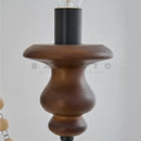Axyaa Country Bedroom LED Wall Lamp Wood Walnut Indoor Lighting