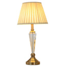 Axyaa Crystal Table Lamp | Modern Bedroom Bedside Light | European Home Decor