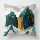 Axyaa Nordic Moon Metal Painting Pillowcase for Home Sofa Decor - 40*40 & 60*60
