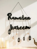 Ramadan Kareem Wooden Ornaments Set - Axyaa Muslim Decor Happy Eid Mubarak Theme