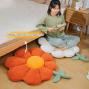 Axyaa Flower Pillow Office Chair Lumbar Back Cushion Plush Sofa Throw Pillows