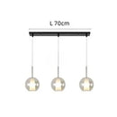 Axyaa Luxury Bubble Glass Pendant Lights for Restaurant, Staircases, & Bedside Chandeliers