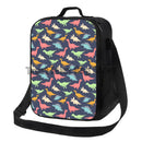 Axyaa Dino Insulated Lunch Bag - Portable Thermal Bento Tote for Kids, Boys, Girls