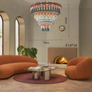 Axyaa Retro Ceramic Pendant Light, LED Dining Room Fixture