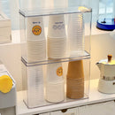 Axyaa Coffee Table Cup Holder & Dustproof Storage Box - Disposable Cup Organizer