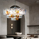 Axyaa Murano Retro Designer Chandelier - Antique-Style for Restaurant, Bedroom, Clubhouse