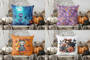 Axyaa Halloween Skeleton Pumpkin Moon Pillow Cover for Sofa Bedroom Car