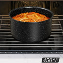 Axyaa Non-Stick Soup Pot Set with Removable Handle - 3 Pcs