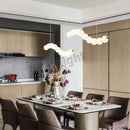 Axyaa Modern Magic Bean LED Copper Chandelier for Home Decor