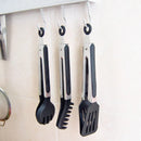 Axyaa Silicone Food Tongs Stainless Steel Grill Clamp Kitchen Utensils