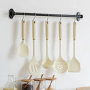 Axyaa White Silicone Kitchen Utensils Set