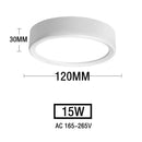 Axyaa 220V LED Ceiling Spot Downlights 15W-20W Kitchen Lighting Fixture