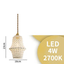 Axyaa Ceramic LED Pendant Lights: Modern Nordic Copper Hanging Lamp for Indoor Home Lighting