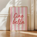 Axyaa Italian Striped Canvas Poster Set for Modern Home Decor