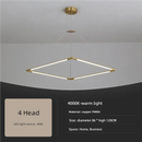 Axyaa Double Row Chandelier: Modern Long Tube Design for Office, Meeting Room, Bar