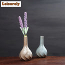 Coarse Pottery Mini Flower Vase Set by Axyaa - Japanese Home Decor & Tea Set Accessories