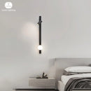 Axyaa Brass Bedside Wall Lamp Spot Light Fixture with Universal Joint, Vertical & Horizontal Installation