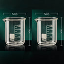 Axyaa Glass Measuring Cup Set - Clear, Durable with Heat-resisting Scale - 2PCS