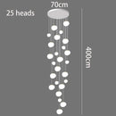Axyaa Staircase Chandeliers Pendant Light Lamps, Modern Home Decor LED Lights for Living Room