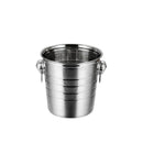 Axyaa Stainless Steel Ice Bucket with Comfortable Handle - Bar Wine Cooler