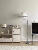 Axyaa Modern Korean Style Swing Arm Floor Lamp with Adjustable LED for Living Room