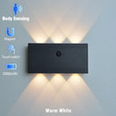 Axyaa Rechargeable LED Motion Sensor Wall Lamp with High Brightness for Home Decorating