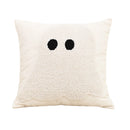 Pumpkin White Pillowcase for Halloween Decor by Axyaa