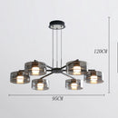 Axyaa Modern LED Chandelier Ceiling Lamp for Stylish Living Room Lighting