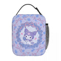 Axyaa Kuromi Thermal Lunch Box: New Arrival, Insulated, Ideal for School