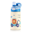 Axyaa Kids Stainless Steel Thermal Water Bottle - Cute Cartoon Design, Leak-Proof Insulated Cup