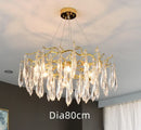 Axyaa Colorful Crystal Chandelier: Modern Luxury Italian Style Nordic Art Lamp