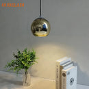 Axya Plated Glass Ball Pendant Lights for Home Decor