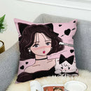 Axyaa Decorative Pillowcases for Sofa and Car, Fall-Inspired Design