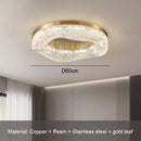 Axyaa Golden Gloss Chandelier: Luxurious Round Copper Chandelier for Home Decor