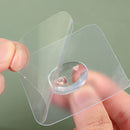Axyaa Transparent Adhesive Hooks: Heavy Duty Wall-mounted Key Towel Hanger