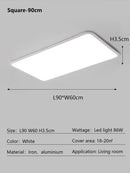 Axyaa Modern Round LED Dimmable Ceiling Light for Bedroom and Study Room