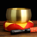 Axya Golden Copper Bowl Set for Buddhist Practice and Music Therapy