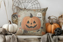 Cute Ghosts & Pumpkins Halloween Pillow Cover by Axyaa - Sofa, Bedroom, Car