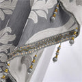 Axyaa European Jacquard Short Curtain for Elegant Home Decor