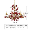 Axyaa Vintage Rose Flower Pendant Lamp for Dining Room and Bedroom