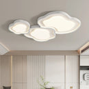 Axyaa Modern White LED Ceiling Chandelier for Home Interior Lighting Décor