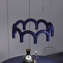 Axyaa Modern Minimalist U-shaped Pendant Light for Restaurant, Bar, and Living Room