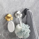 Stainless Steel Suction Cup Hooks by Axyaa - Bathroom Towel Holders & Hooks